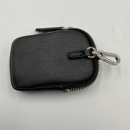 Karl Lagerfeld Black Faux Leather Pouch