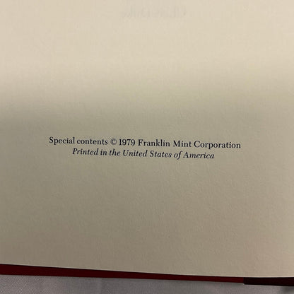 The Scarlet Letter by Nathaniel Hawthorne Vintage 1979 The Franklin Library Leather Bound Hardcover Book