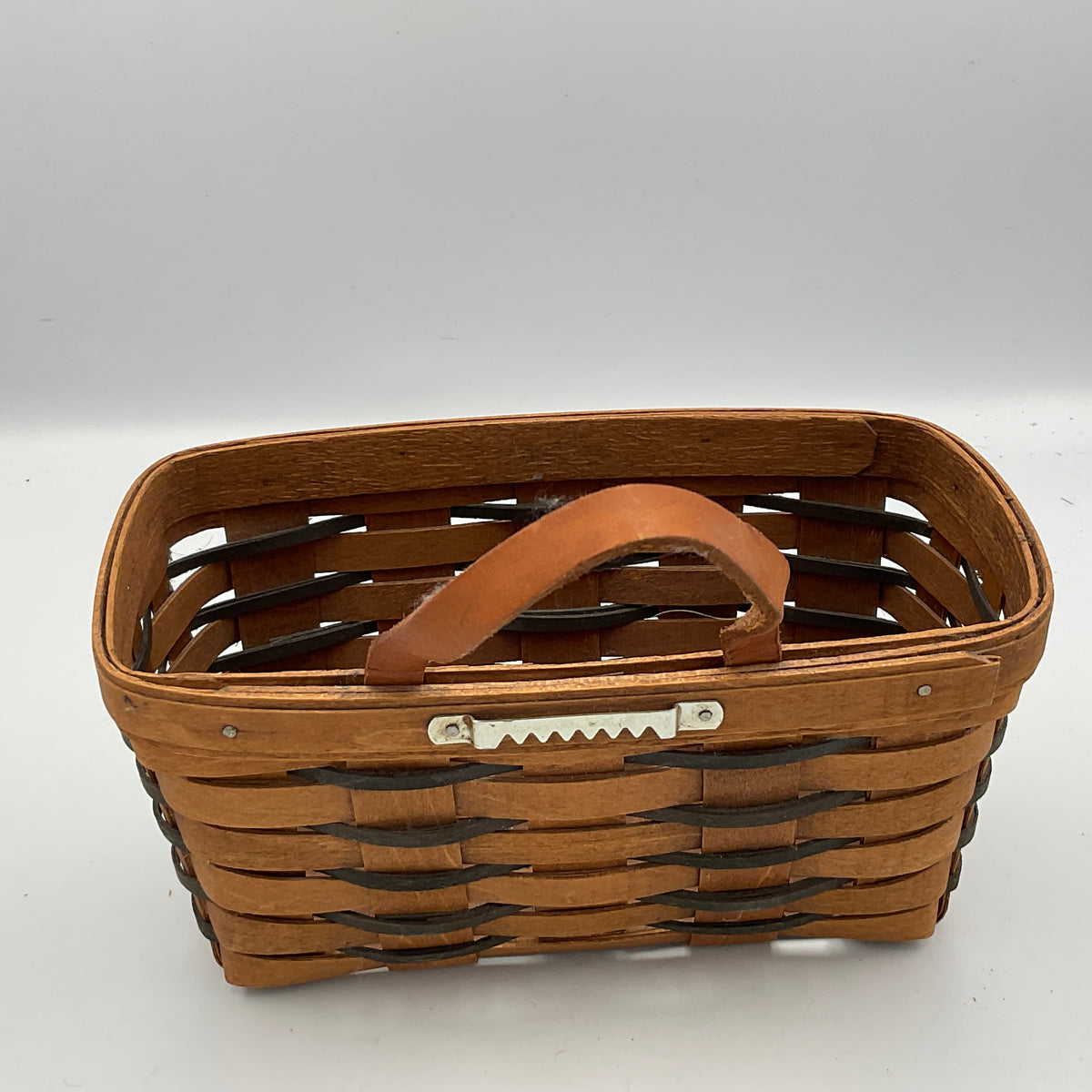 Longaberger Small Wooden Rectangle Basket
