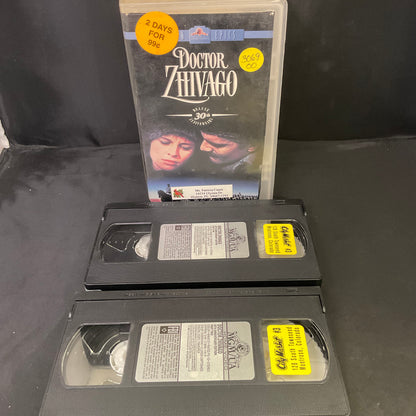 Doctor Zhivago 2 box Set VHS Tapes