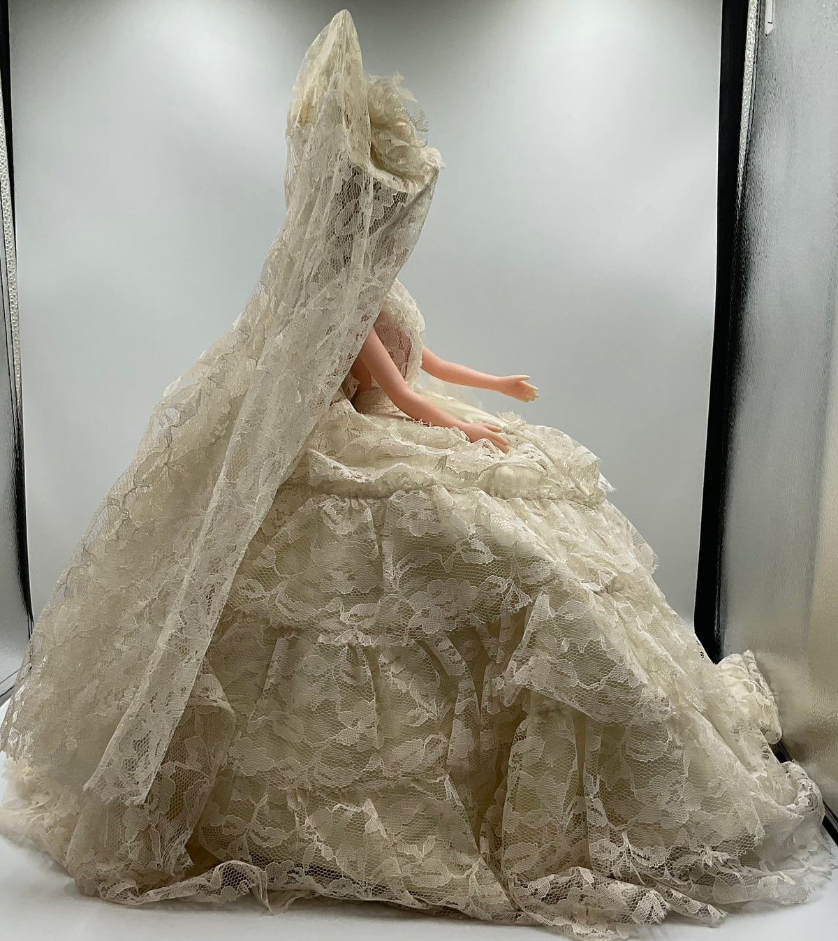 Creepy Doll Bridal Boudoir Bed OOAK Blythe Doll Style