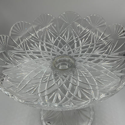 Vintage Towle Lead Crystal Centerpiece Bowl