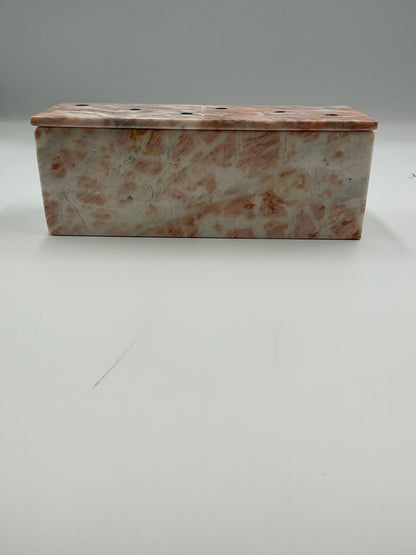Pink Marble Domino Set