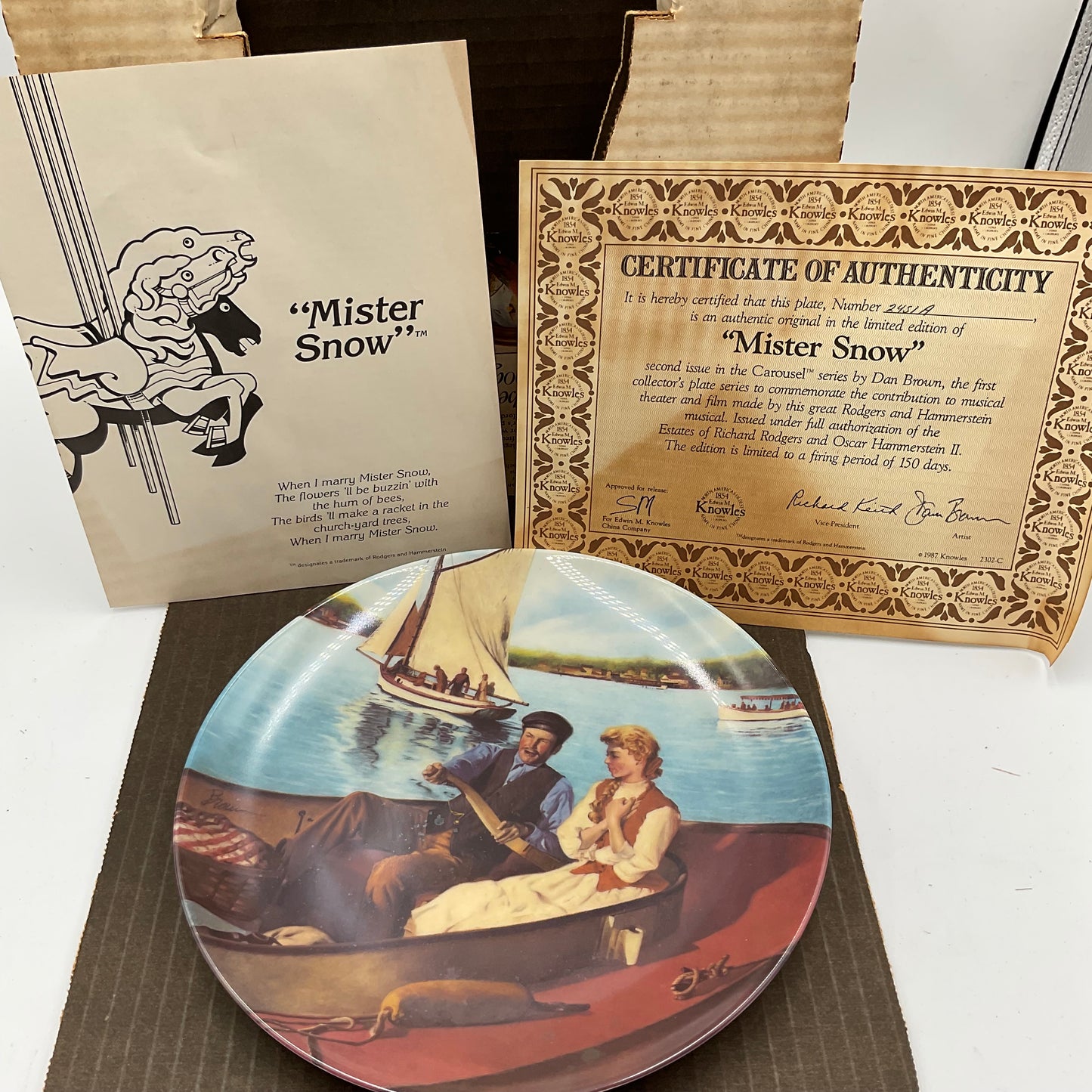 The Edwin M. Knowles China Co. Mister Snow By Dan Brown