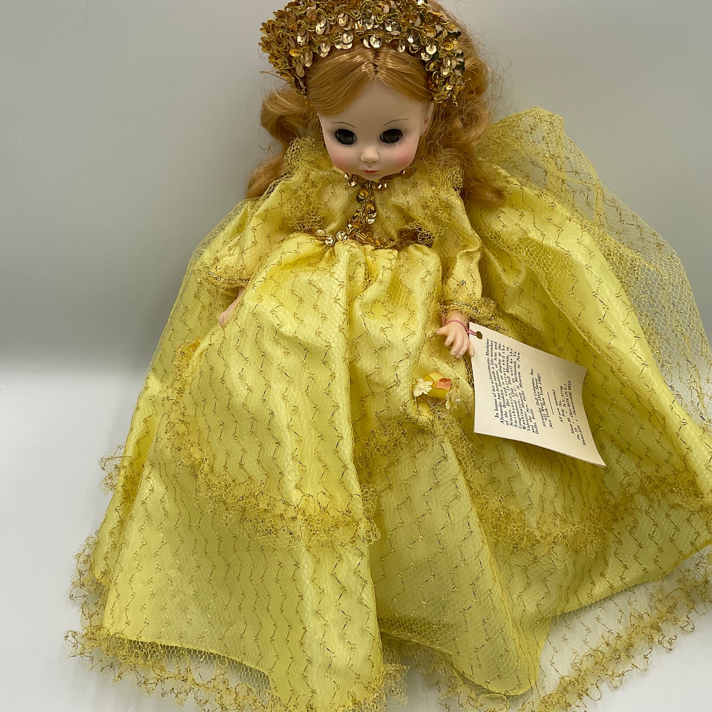 Vintage Madame Alexander Sleeping Beauty Doll with an orginal box and booklet