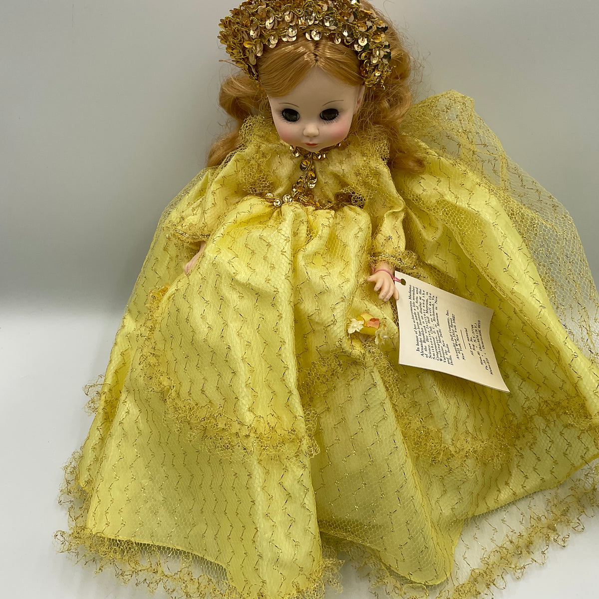 Vintage Madame Alexander Sleeping Beauty Doll with an orginal box and booklet