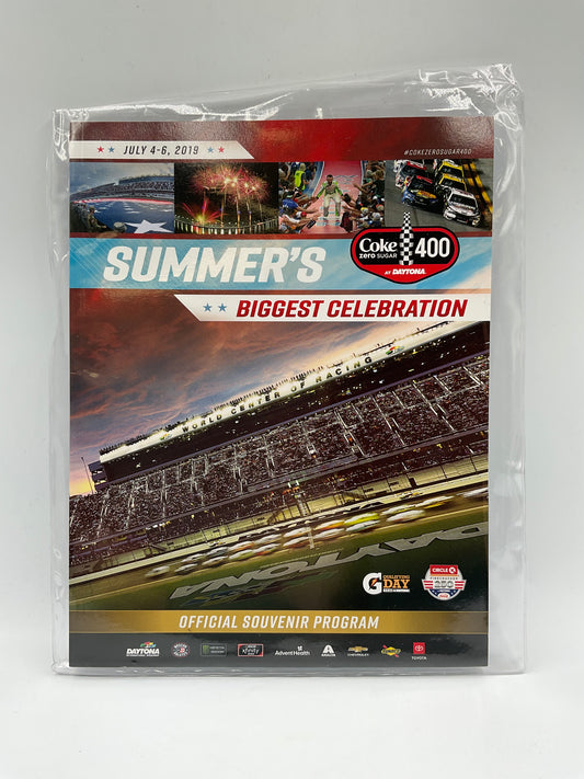 2019 Coke Zero Sugar 400 Daytona Official Souvenir Program NASCAR Justin Haley