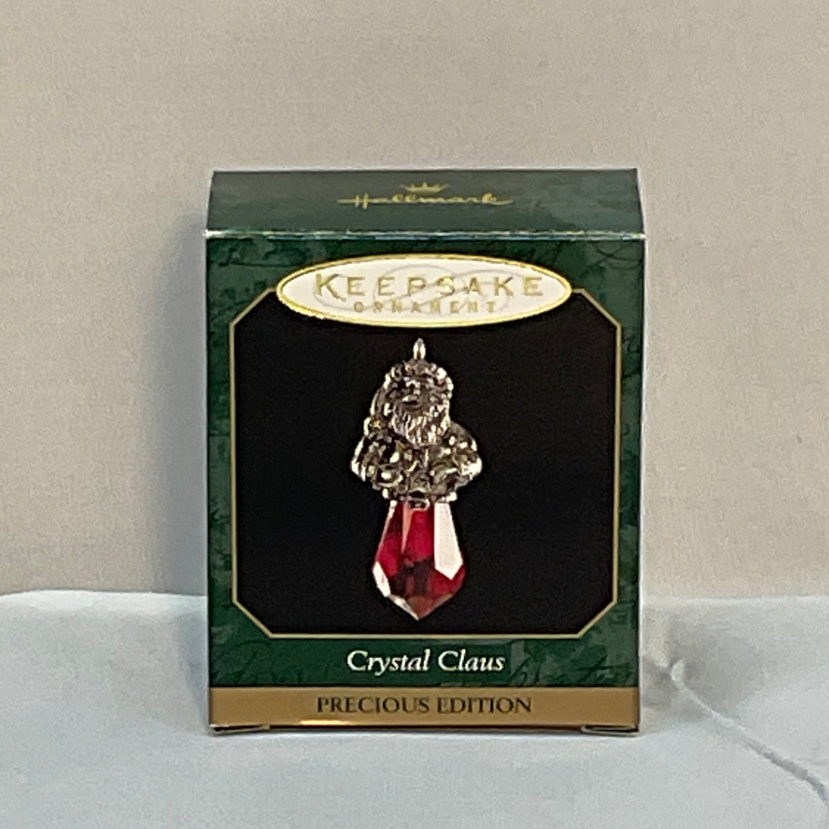 Miniature Vintage Hallmark Keepsake Ornament Precious Edition 1999 "Crystal Claus"
