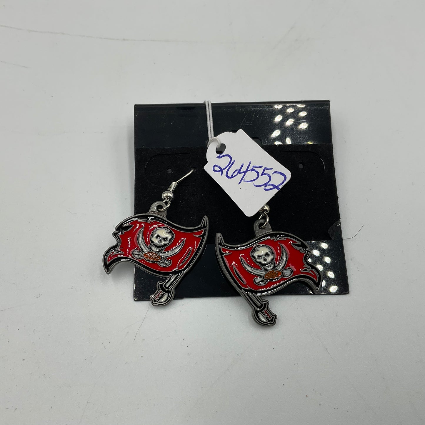 Tampa Bay Buccaneers NFL Hook Earrings Style 2