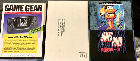James Pond Undercover Agent Official Sega Genesis Game