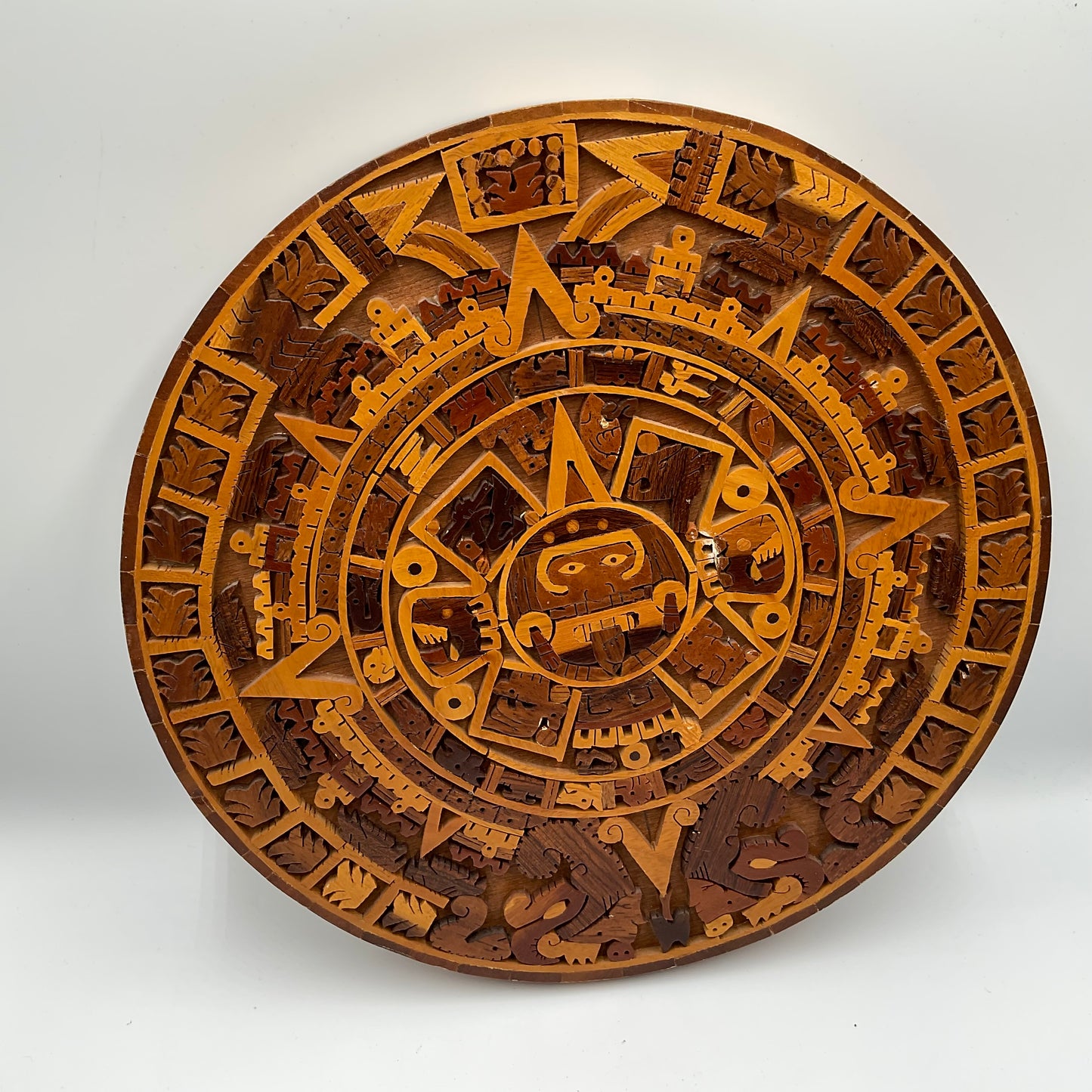 Vintage Mexican Aztec Calendar