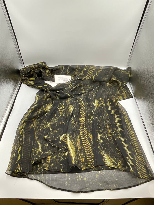 IRO Paris Akley Wrap Effect Snake print Mini Dress NEW with tags SIZE 40