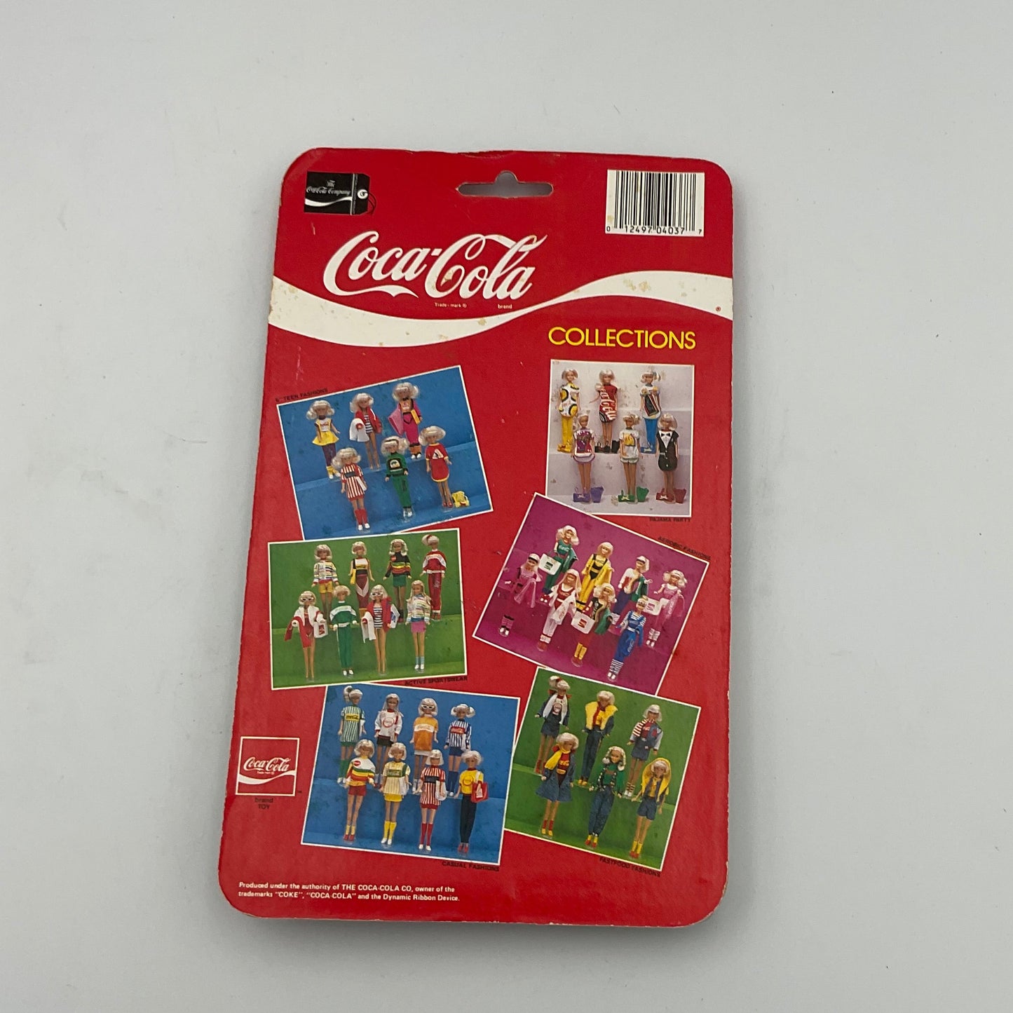 Miniature Coca-Cola Fast Food Fun Accessories Toy Vintage 1986 in Original Package