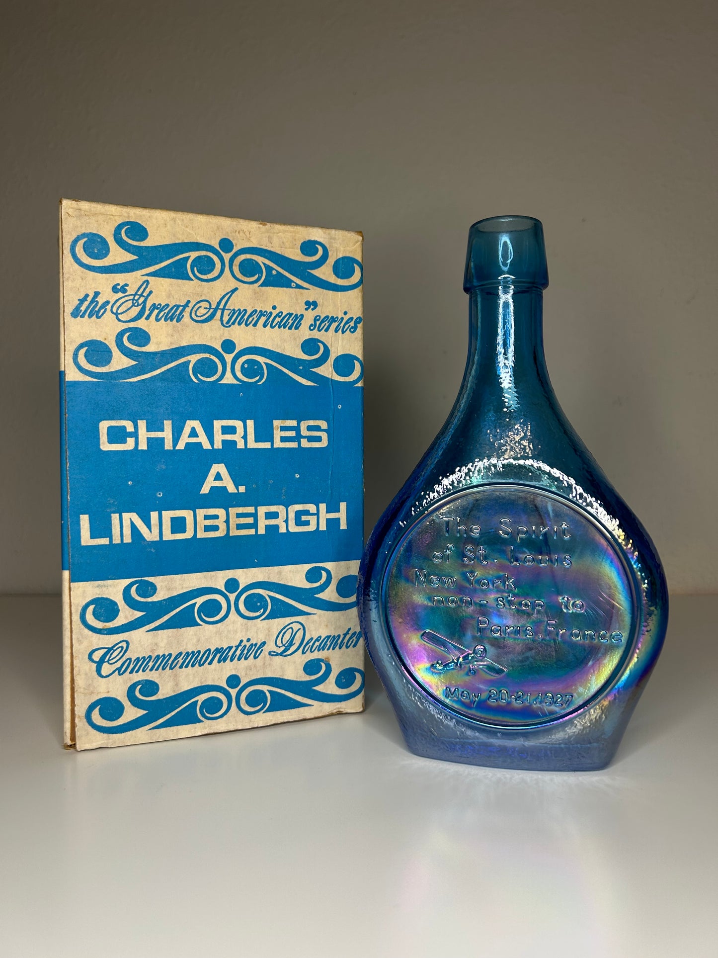 Vintage 1970s Charles Lindbergh Decanter