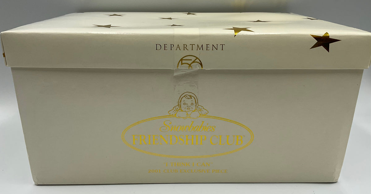Department 56 Snowbabies “I Think I Can” Figurine. Retired 56.69052 2001