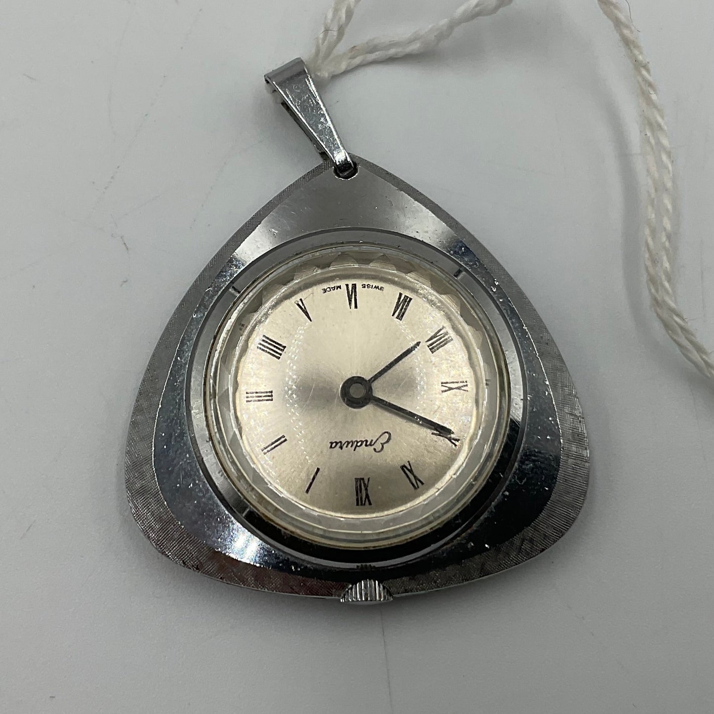 Endura Swiss Made Vintage Pendant Windup Watch