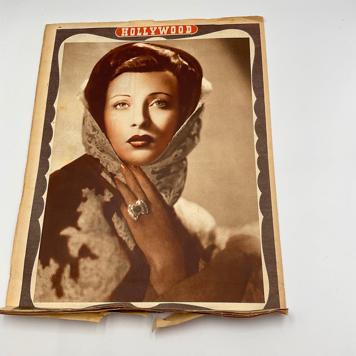 Vintage Italian Film Magazine Hollywood Dated June 23,1949