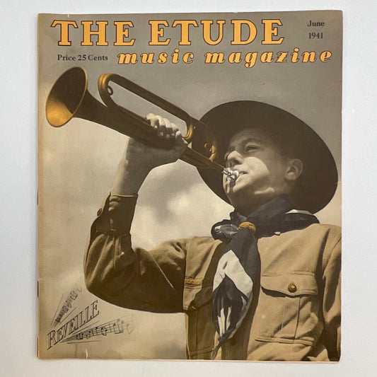 Vintage June 1941 The Etude Music Magazine