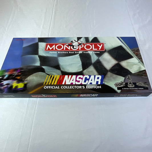 NASCAR Official Collector's Edition Vintage 1997 Monopoly Board Game Complete Set