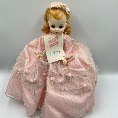 Vintage Madame Alexander Cinderella Doll 1516 with Orginal Box, pink dress