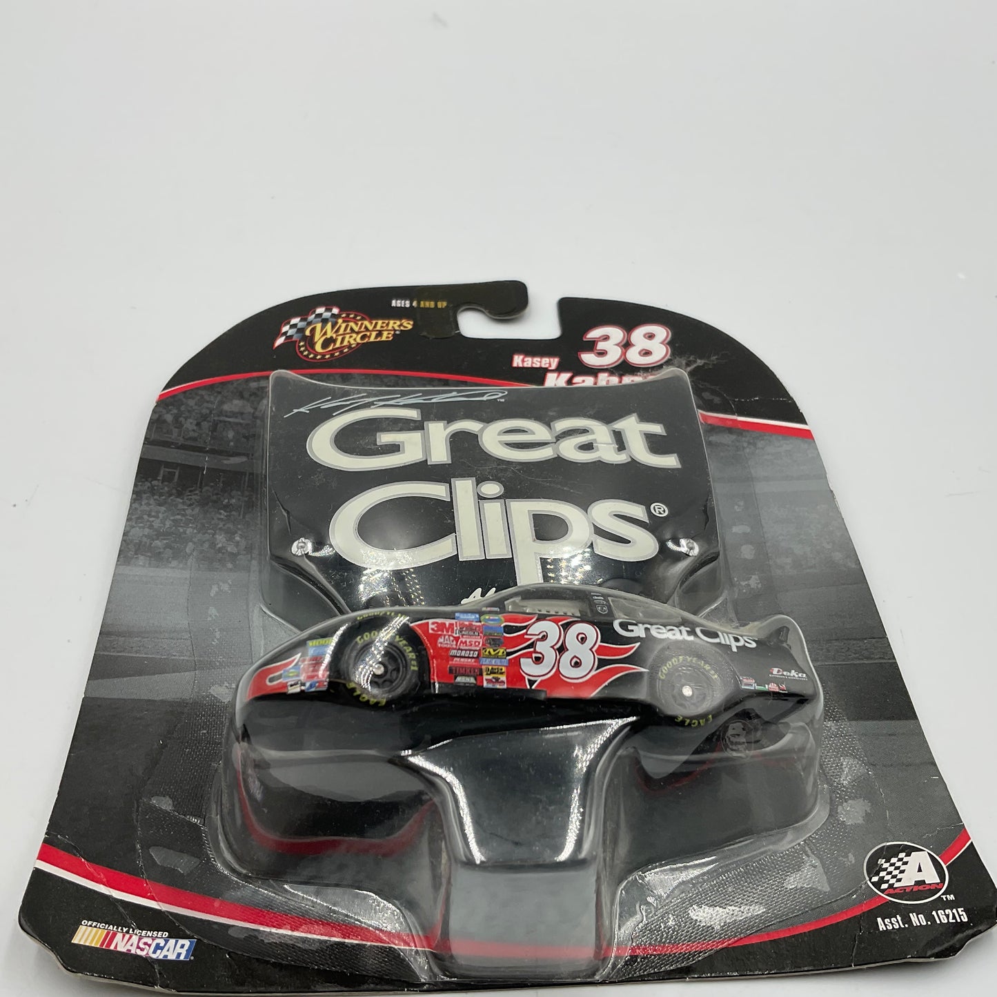NASCAR Winner’s Circle #38 Kasey Kahne Great Clips Die-Cast Replicia