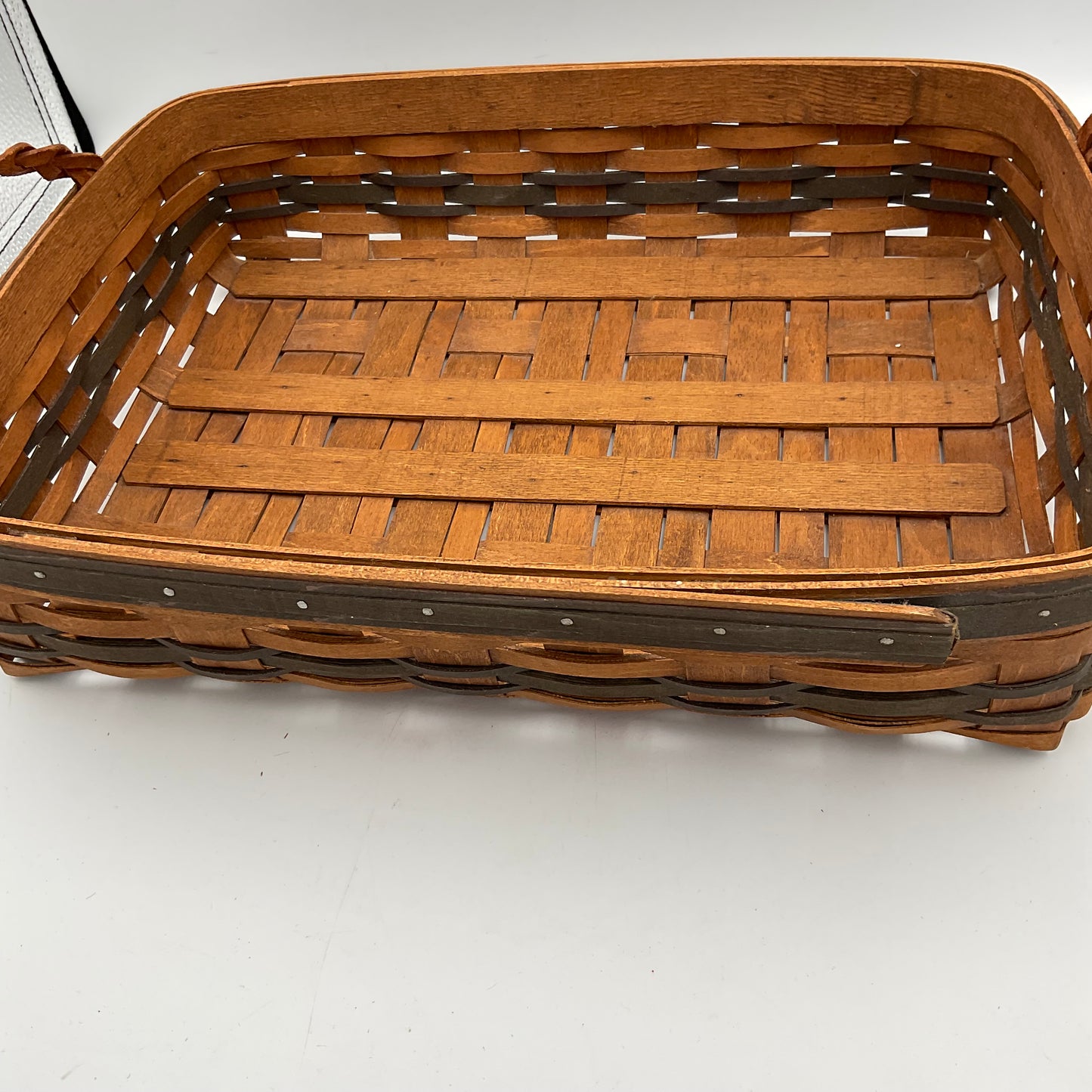 Longaberger Large Rectangle Wooden Basket