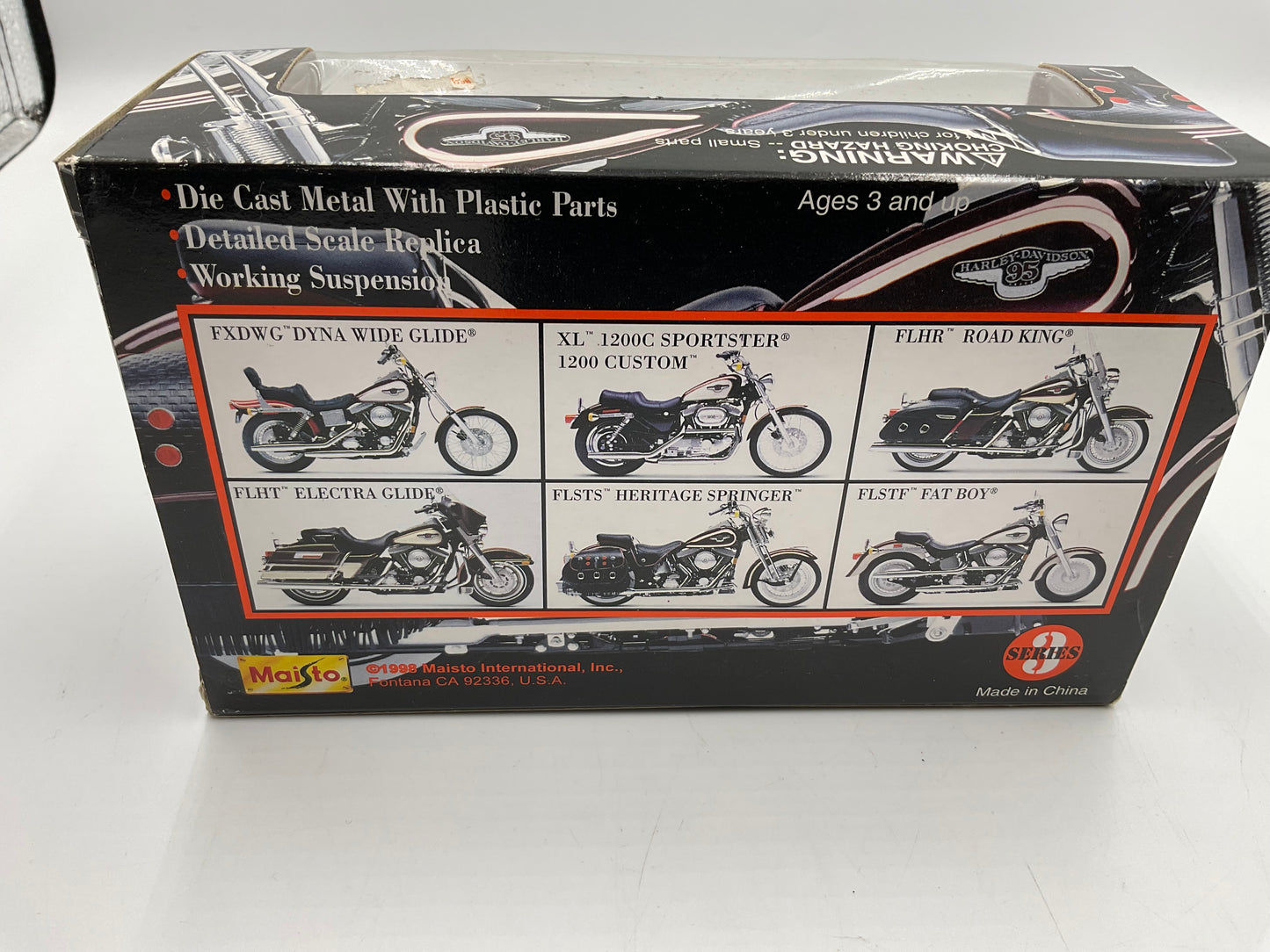 Harley Davidson 95th Anniversary Model Series 3 Die Cast Replica