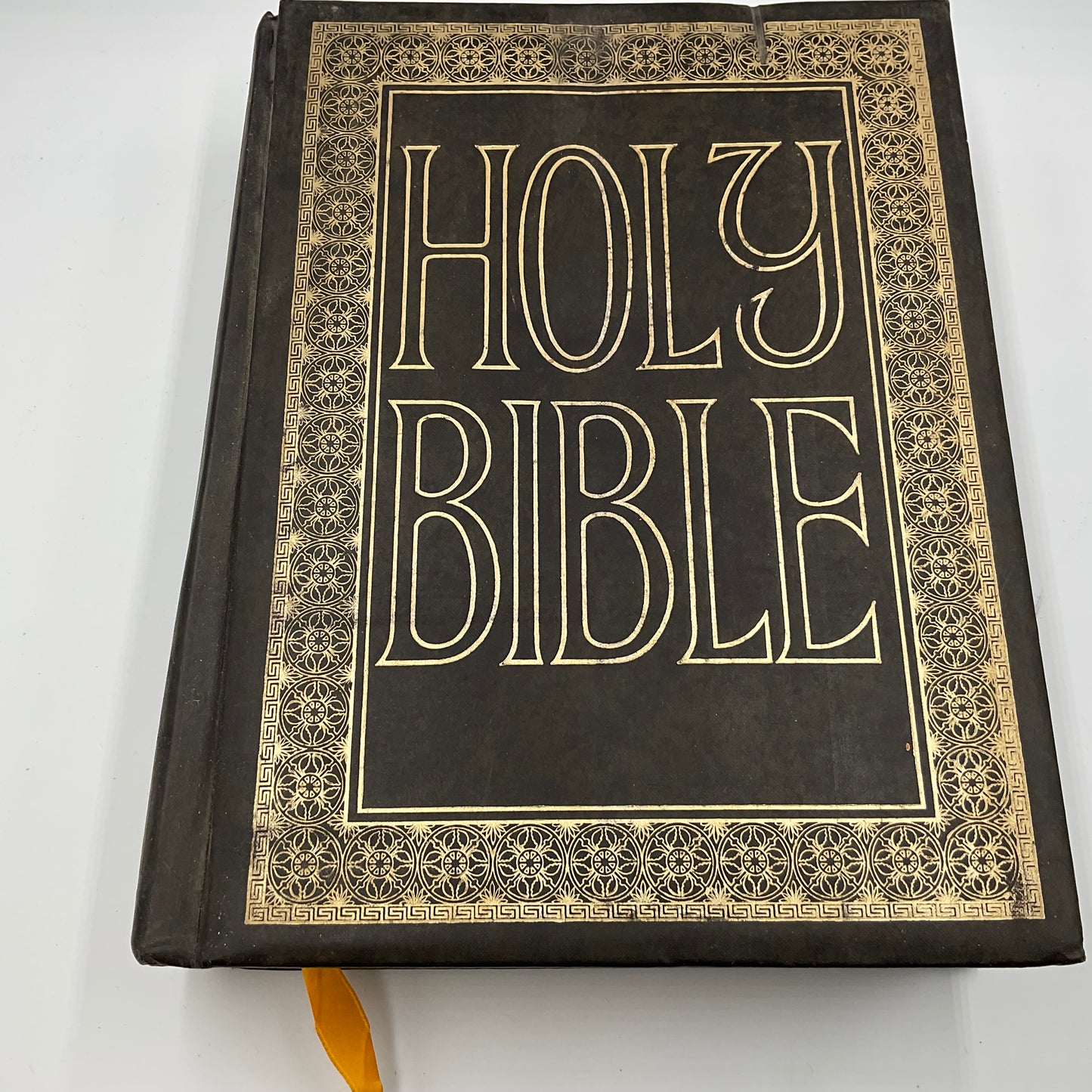 Vintage Holy Bible King James Version KJV Red Letter Gold Seal Edition
