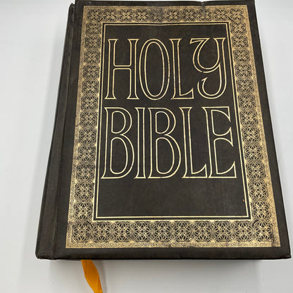 Vintage Holy Bible King James Version KJV Red Letter Gold Seal Edition