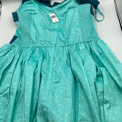 Disney’ Parks Dress Aqua Blue Magic KIndom’s Women’s Dress size Large