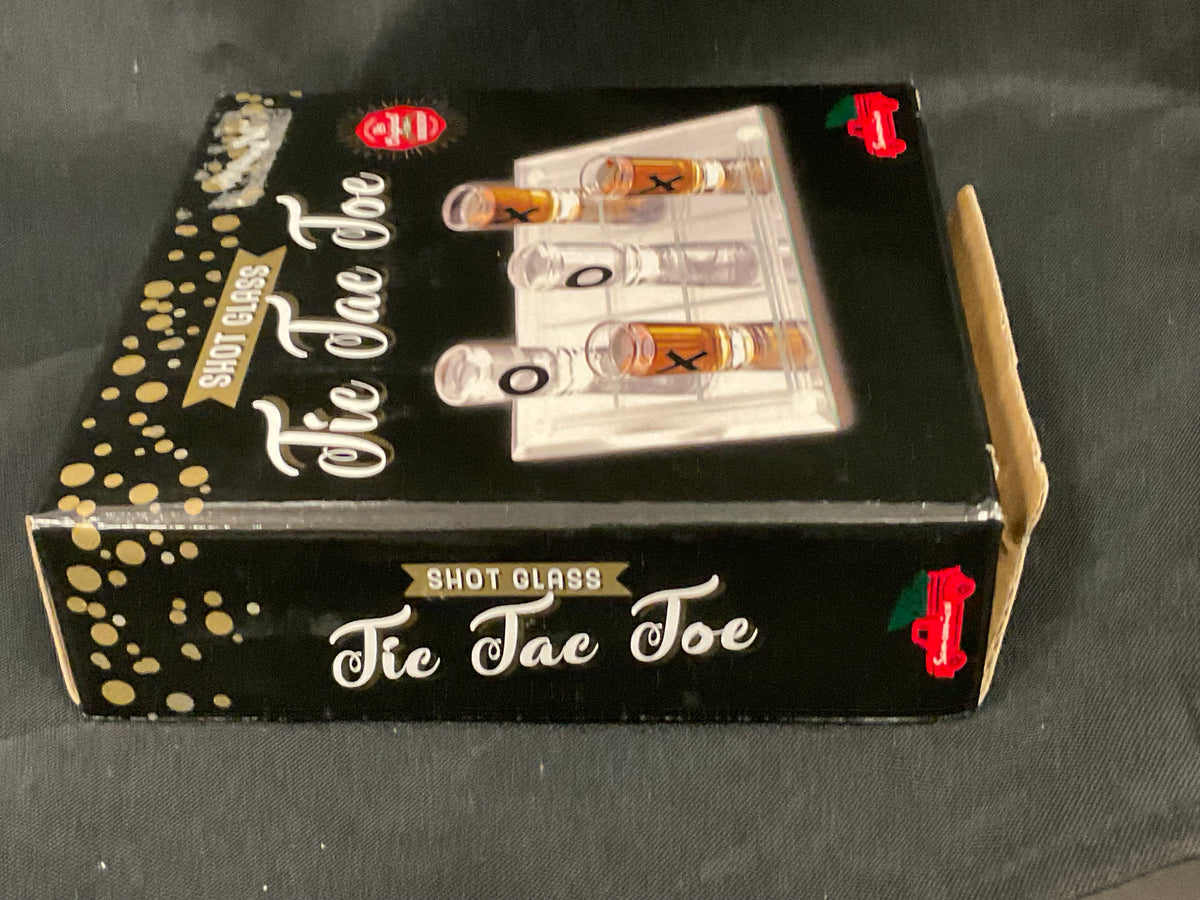 The Original Fun Workshop Shot Glass Adult Tic Tac Toe Gift in Original Box