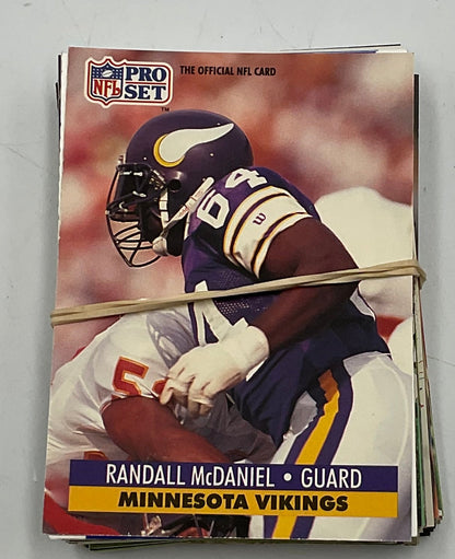 NFL Pro Set Trading Cards Lot of 37
