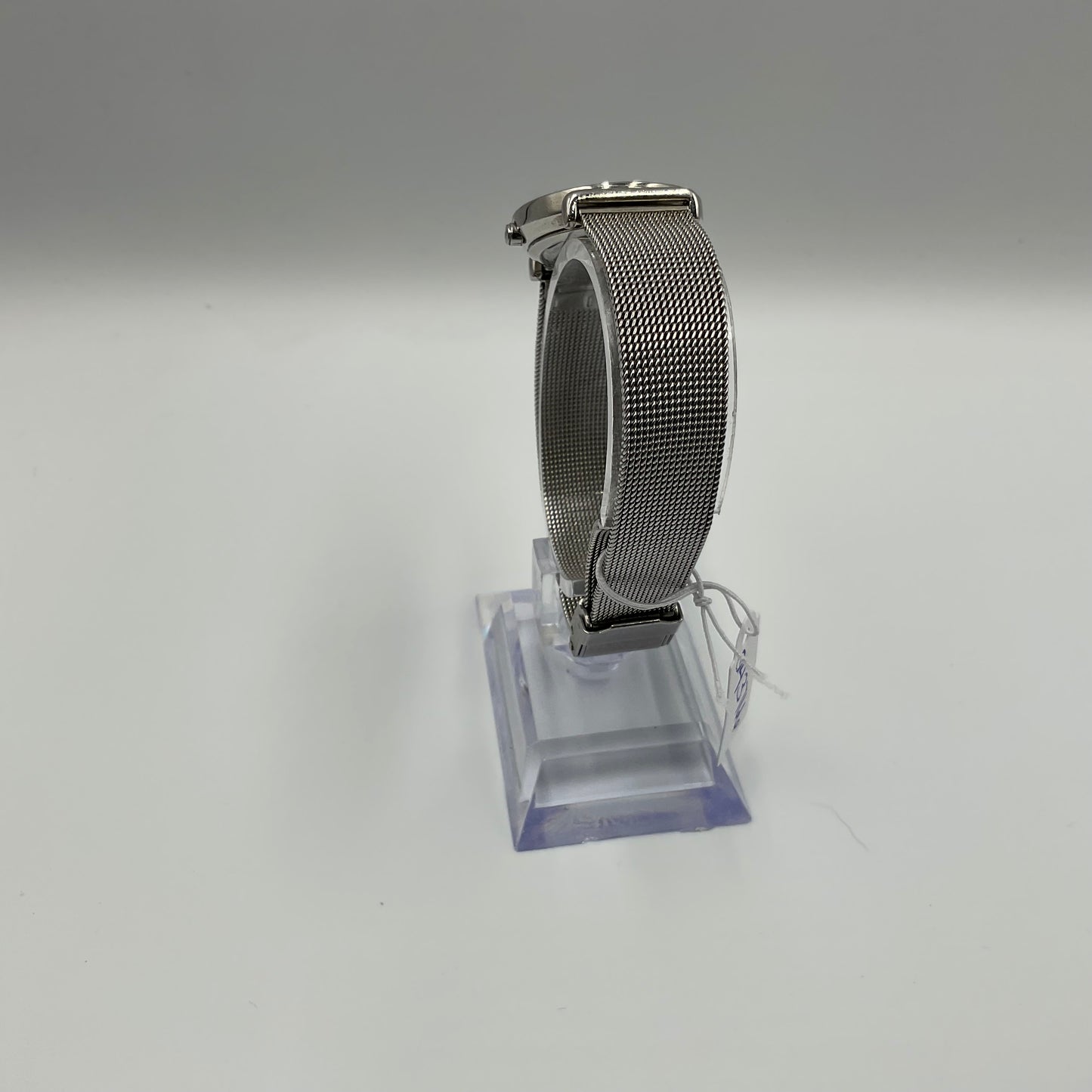 Skagen Steel Denmark Ladies Stainless Steel Mesh Bracelet Crystal Markers Watch