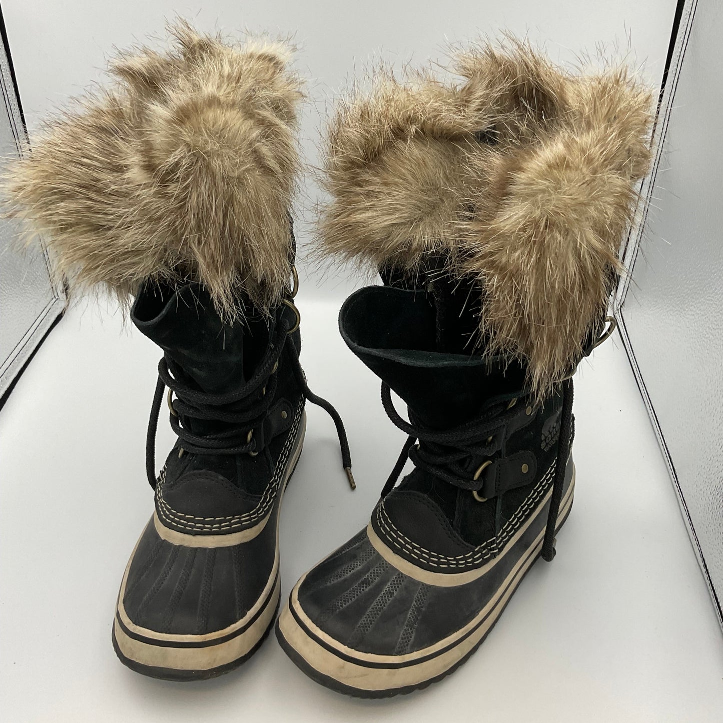 Sorel Joan of Arctic Women's Waterproof Winter Boots Black Size 6