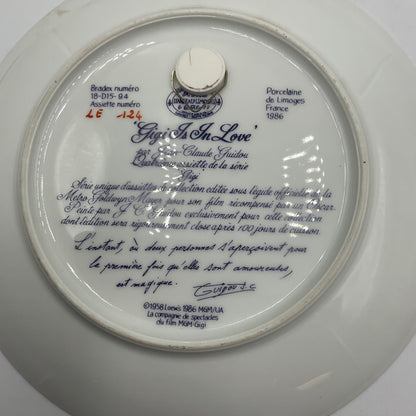 Gigi Is In Love Vintage 1986 Jean Claude-Guidou Fine China Collector’s Plate