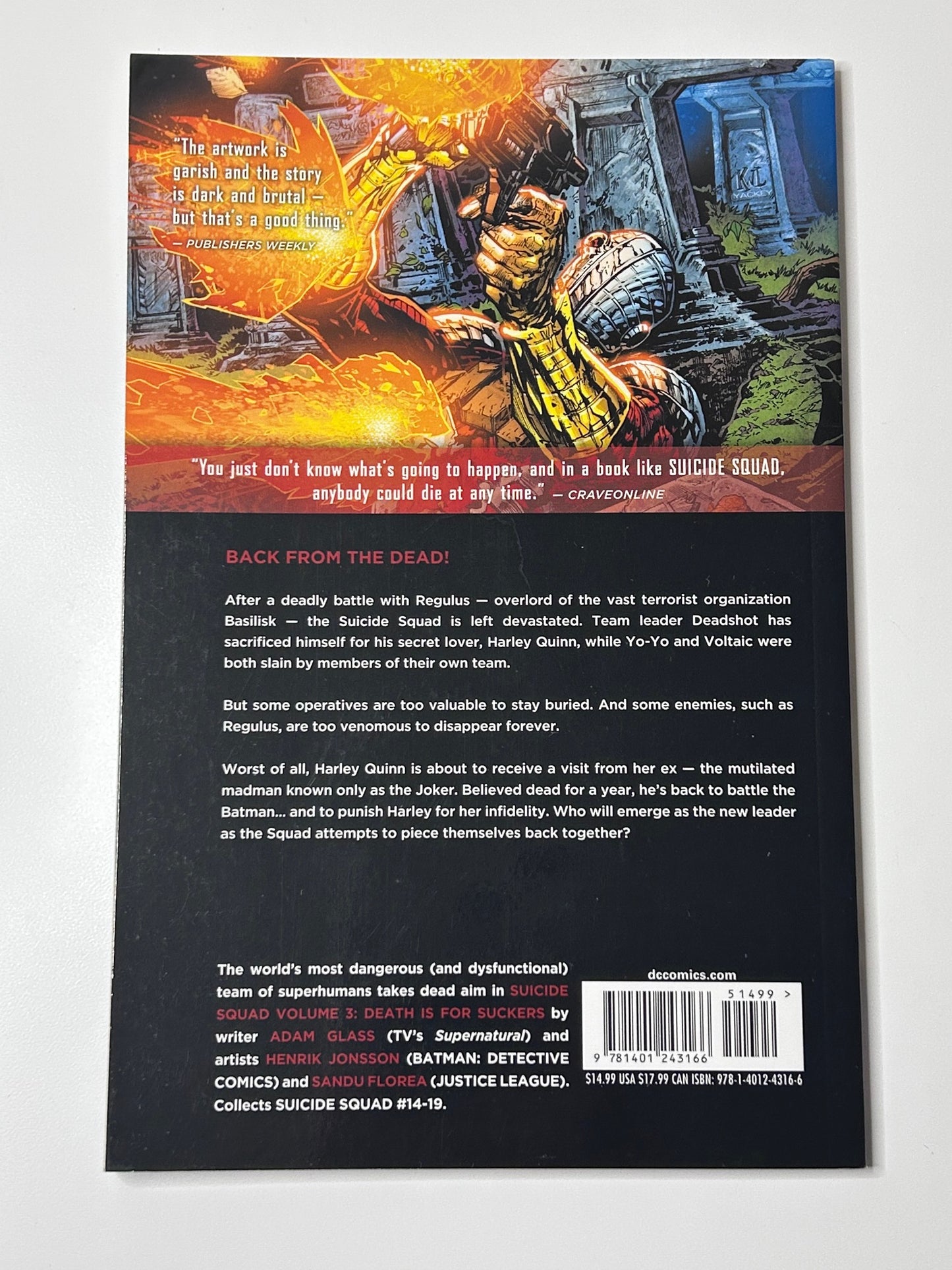 Suicide Squad Volume 3 Death is for Suckers DC Comics Comic Book 2013