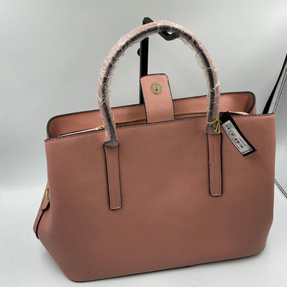 Bebe Sakura Women's Rose Gold Pink Satchel Handbag Purse Tote NWT