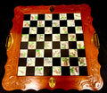 Chinese Folding 1960s Vintage Oriental Chessboard Set