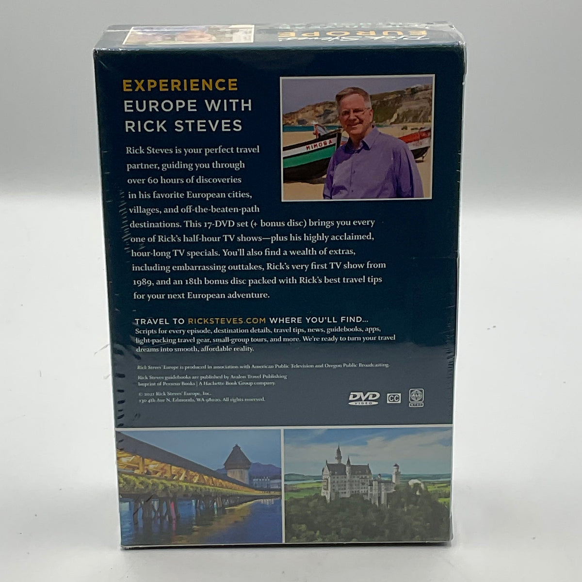 Rick Steves Europe The 20 Year Anthology 17 DVD Set Factory Sealed