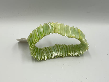 Vintage Green Shell Stretch Bracelet