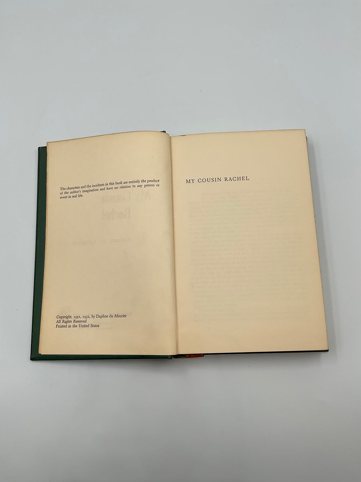My Cousin Rachel International Collectors Library Daphne du Maurier 1952