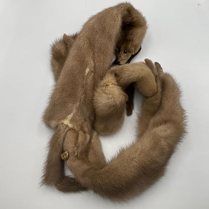 Natural Mink Fur Stole