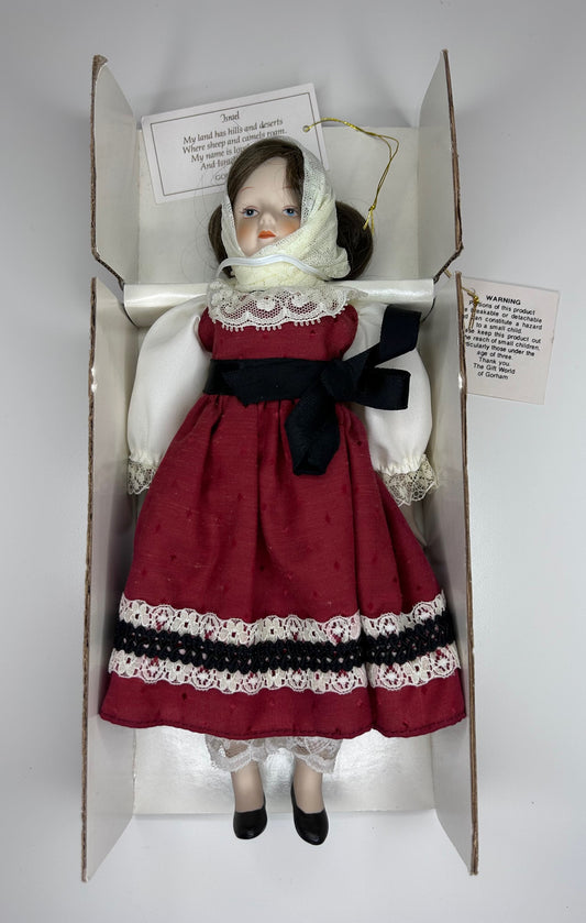Gorham Around the World Doll Israel Miriam Vintage 1985