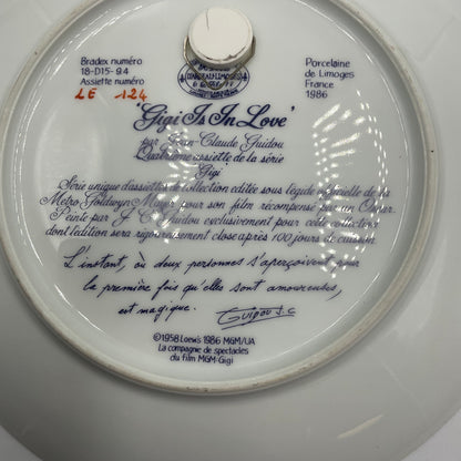 Gigi Is In Love Vintage 1986 Jean Claude-Guidou Fine China Collector’s Plate