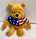 American Flag USA Patriot Winnie the Pooh Vintage Mini Beanie Disney Collectible