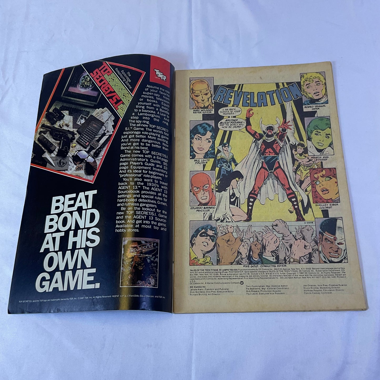 Tales of The Teen Titans #89 Vintage 1988 DC Comic Book