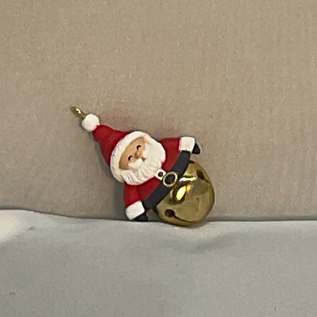 1996 Christmas Bells SANTA ~ #2 in Series ~ Hallmark Miniature Ornament