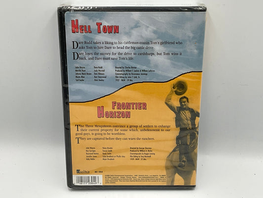 John Wayne: Hell Town + Frontier Horizon DVD Sealed