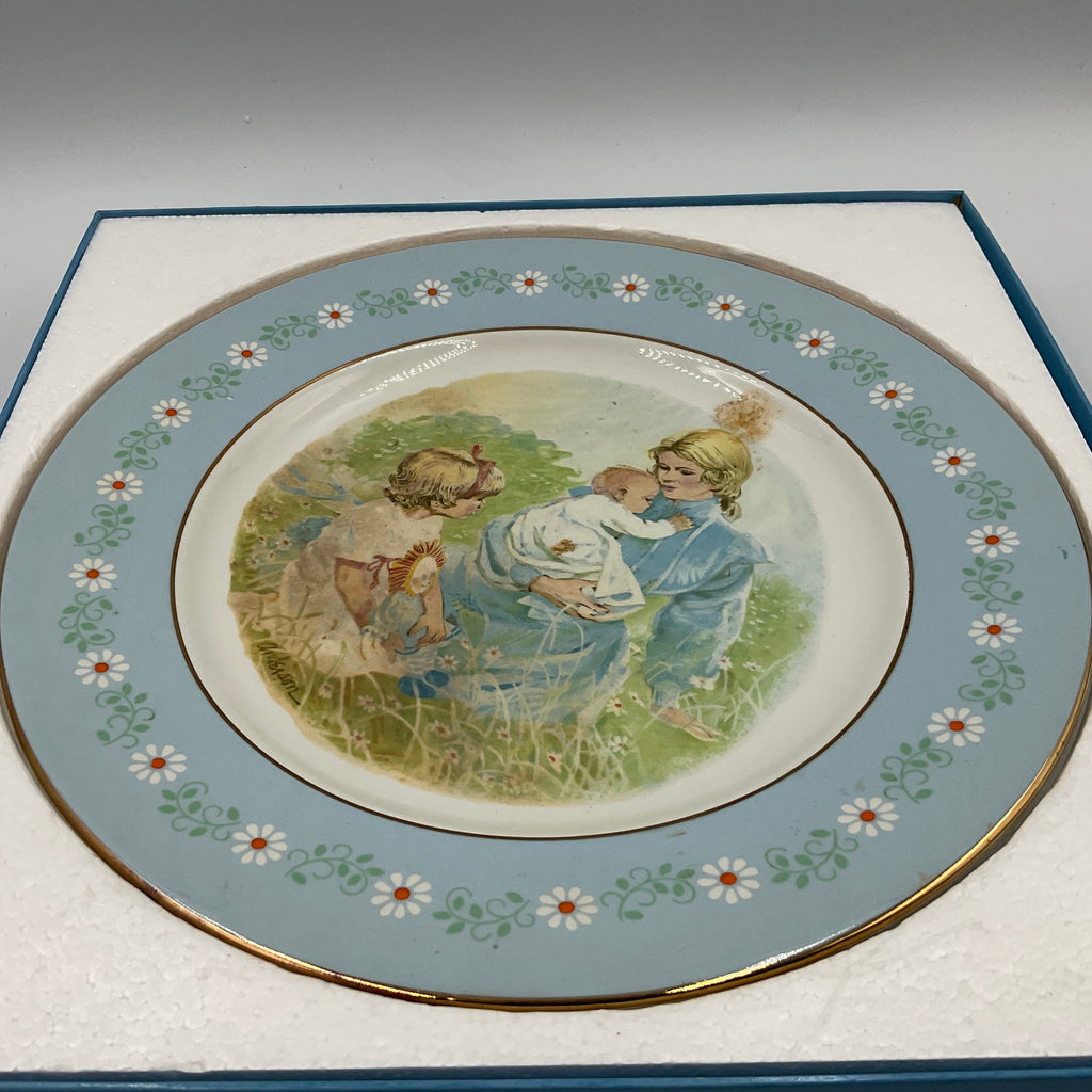 1974 Avon Tenderness Collector’s Plate By Pontesa Ironstone