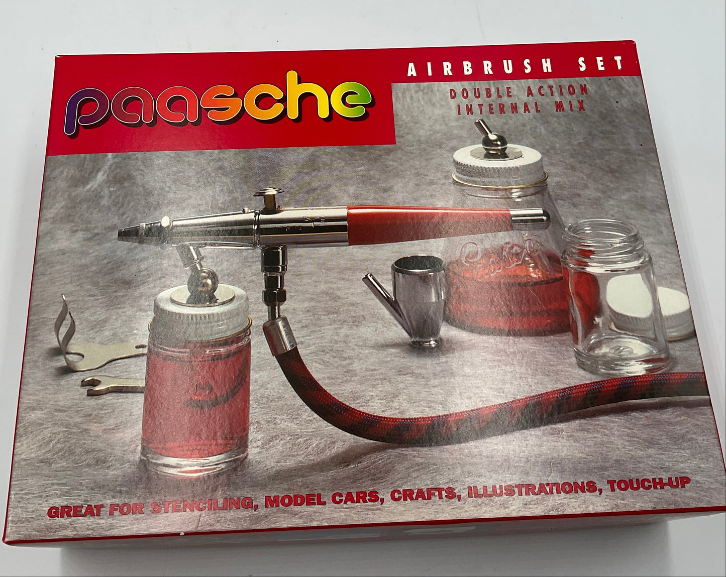 Paasche Air Brush Set Double Action Internal Mix